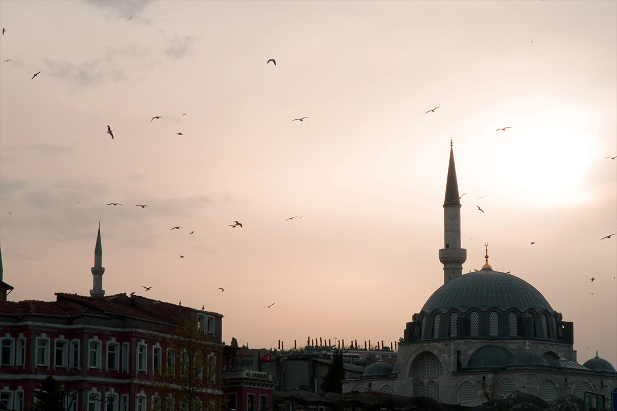 tramonto a istanbul