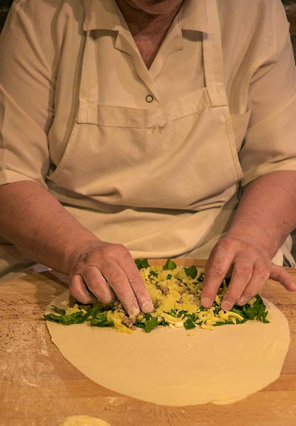 donna che cucina a Istanbul