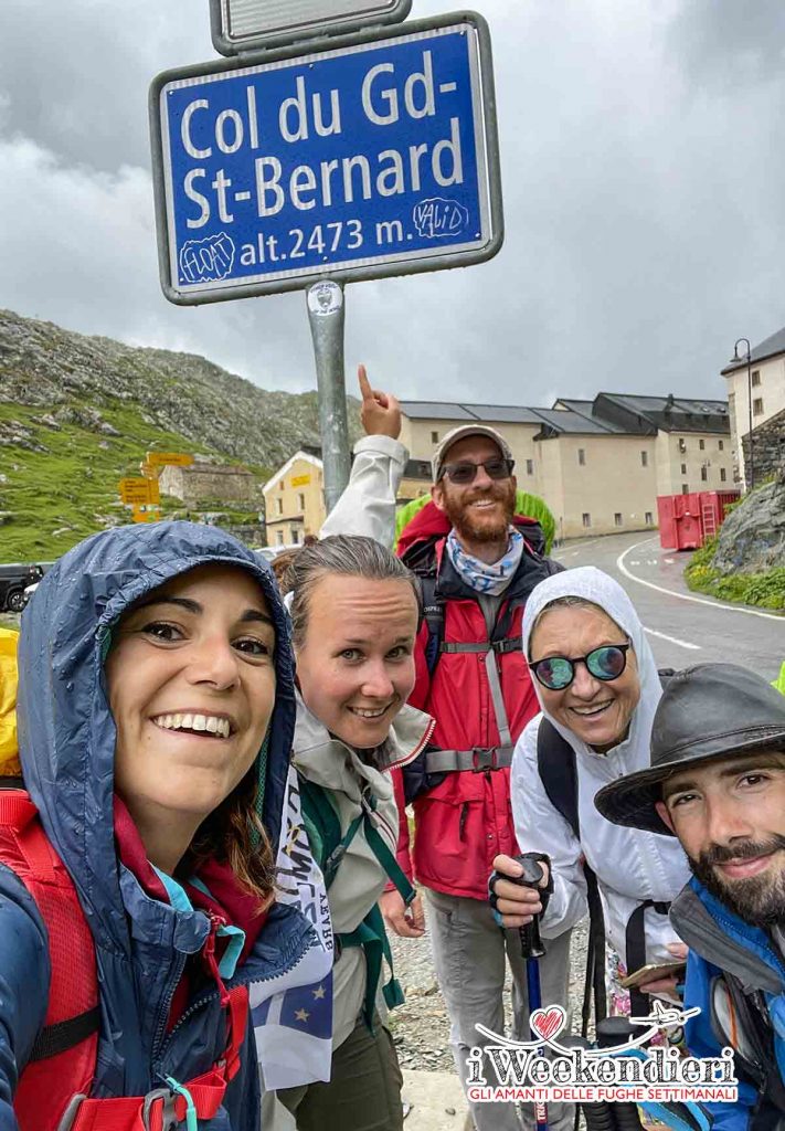 colle del gran san bernardo sul percorso francigeno