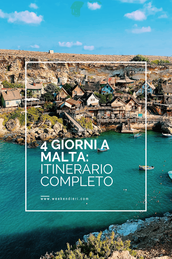 visitare malta in 4 giorni