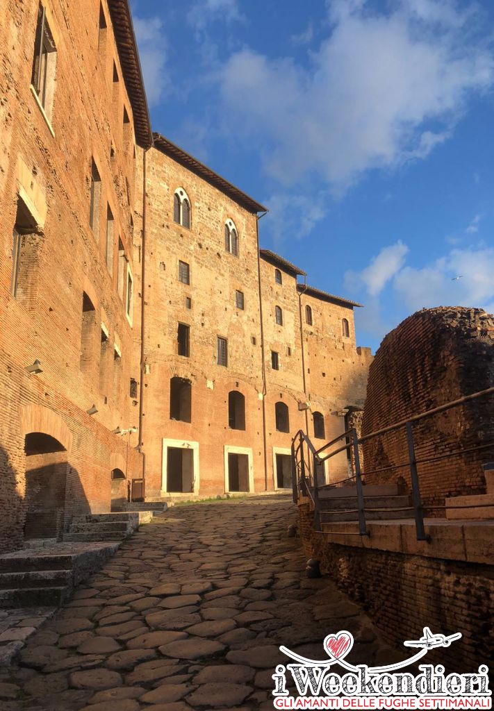 foto dei musei traianei perfetti nell'itinerario a roma