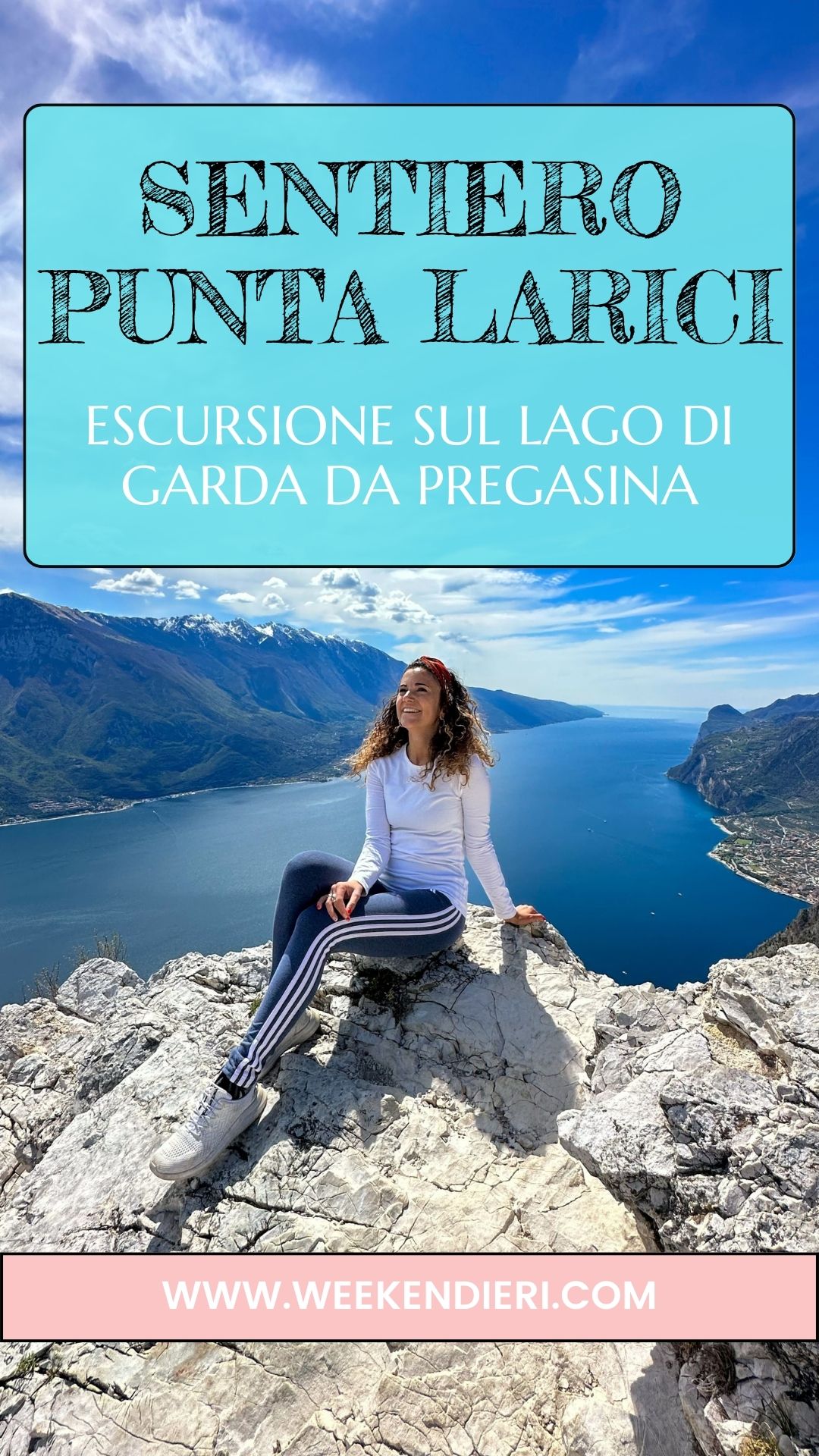 escursione sul lago di garda da Pregasina a Punta Larici