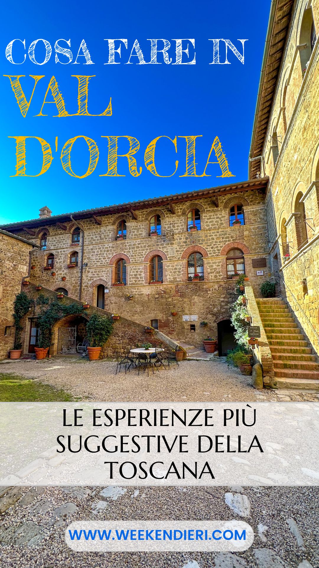 cosa fare in val d'orcia