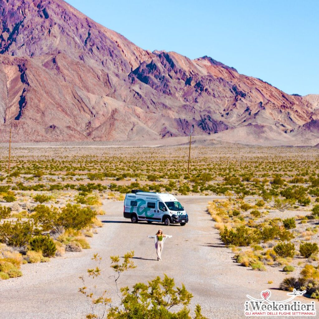Death Valley in camper